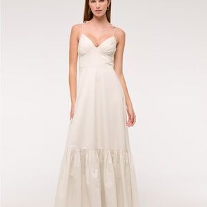 Abercrombie & Fitch Ivory Maxi Dress